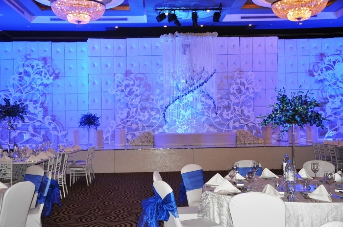 Amwaj Rotana wedding hall setup